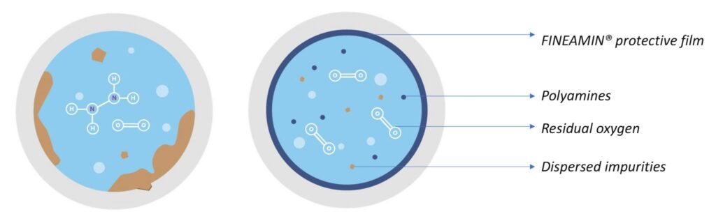 tecnología de las aminas filmógenas-tratamiento del agua